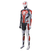 PS4 Game Spider - Man Halloween Cosplay White Armor Battle Suit Costume Set - Coscosmos
